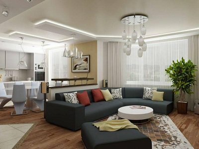 Планировка открытого типа